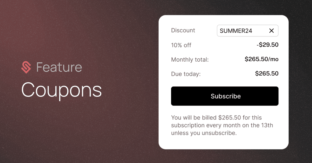 Coupons